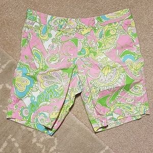 Lilly Pulitzer monkeys and elephants Avenue shorts